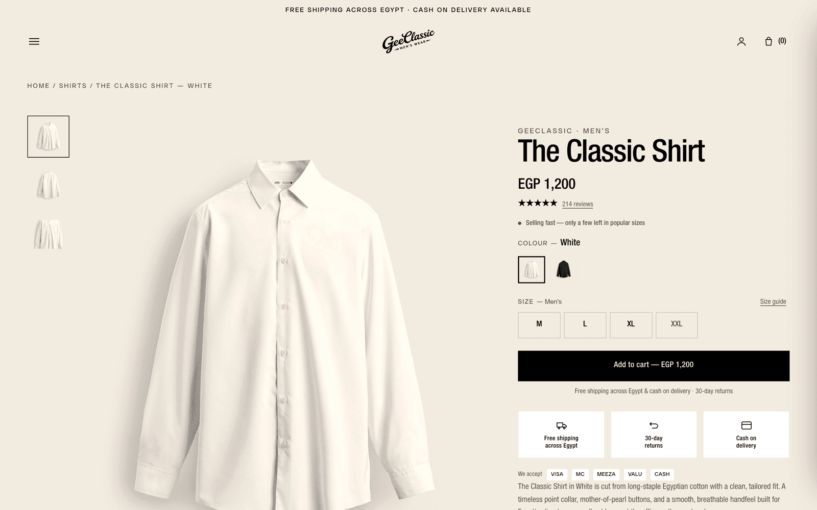 geeclassic product page